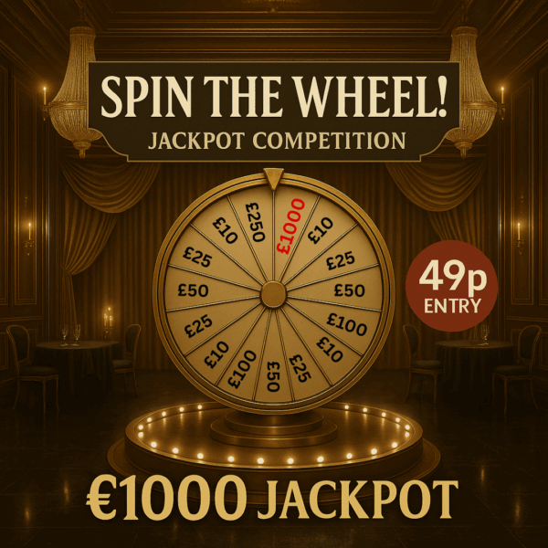 🎡 SPIN THE WHEEL 🎡 : £1000 JACKPOT UP FOR GRABS! ONLY £0.49P PER A TICKET! #5