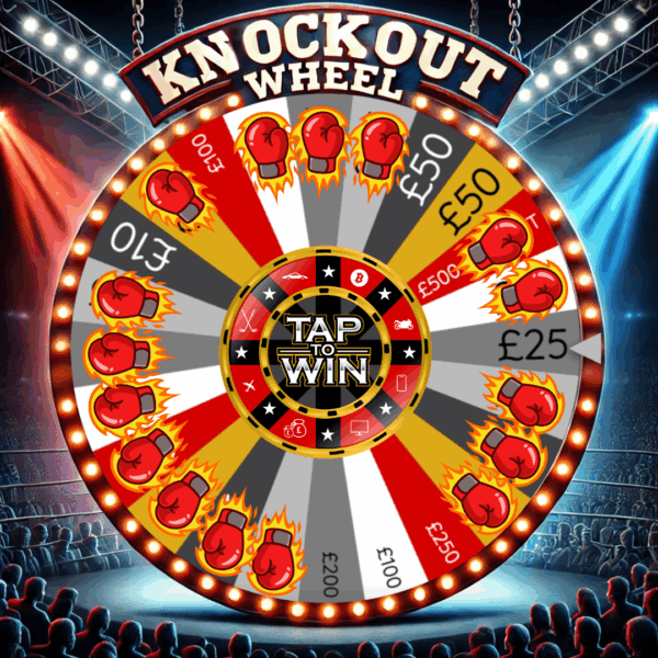 🥊🎡 KNOCKOUT WHEEL 🥊🎡 £250 CASH JACKPOT TO BE WON 💷 #17